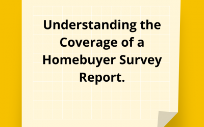 Understanding the Coverage of a Homebuyer Survey Report.
